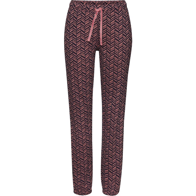 VIVANCE Pyžamové kalhoty Dreams pink / černá 99167304