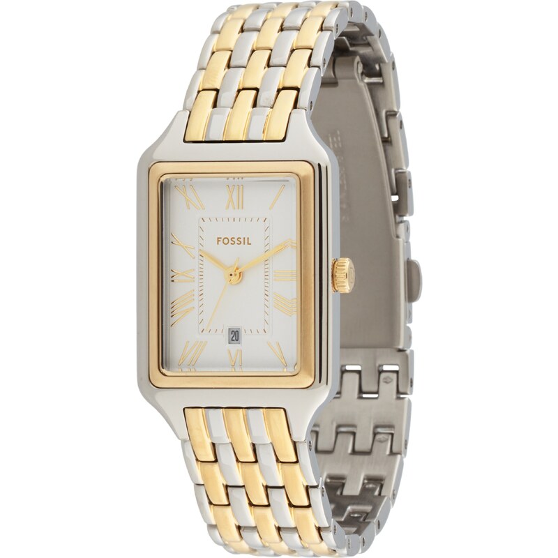 FOSSIL Analogové hodinky Raquel zlatá / stříbrná 99167551