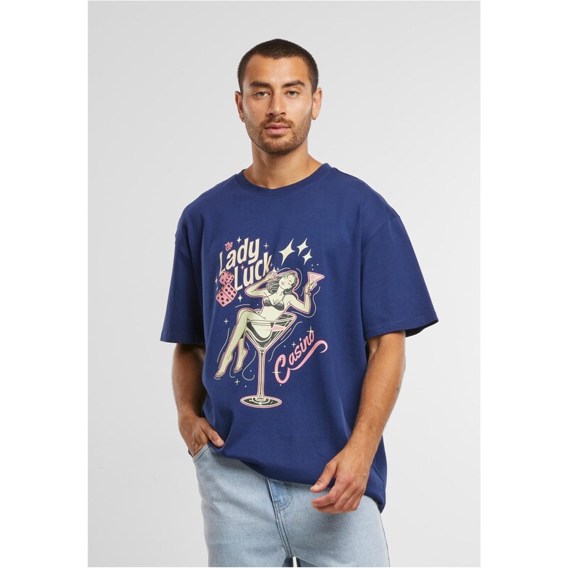Mister Tee Pánské tričko Lady Luck Oversize tmavě modré
