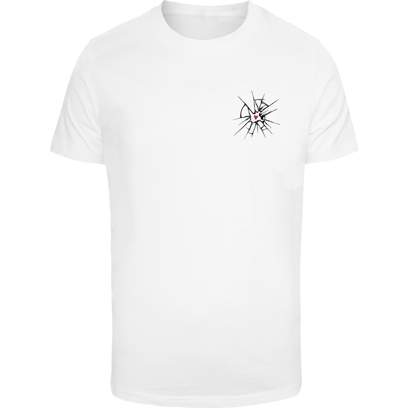 Mister Tee Pánské tričko Shattered Glass bílé