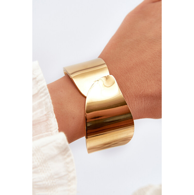 Glam Chic Zlatý náramek z nerezavějící oceli