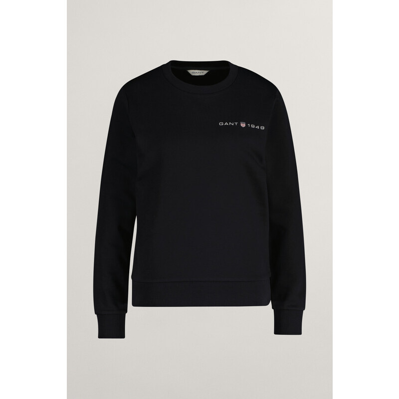 MIKINA GANT REG PRINTED GRAPHIC C-NECK BLACK 99210025