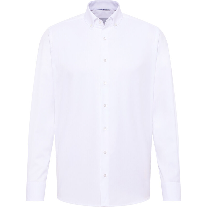 Pánská bílá nežehlivá košile Button-down ETERNA Modern Fit ze