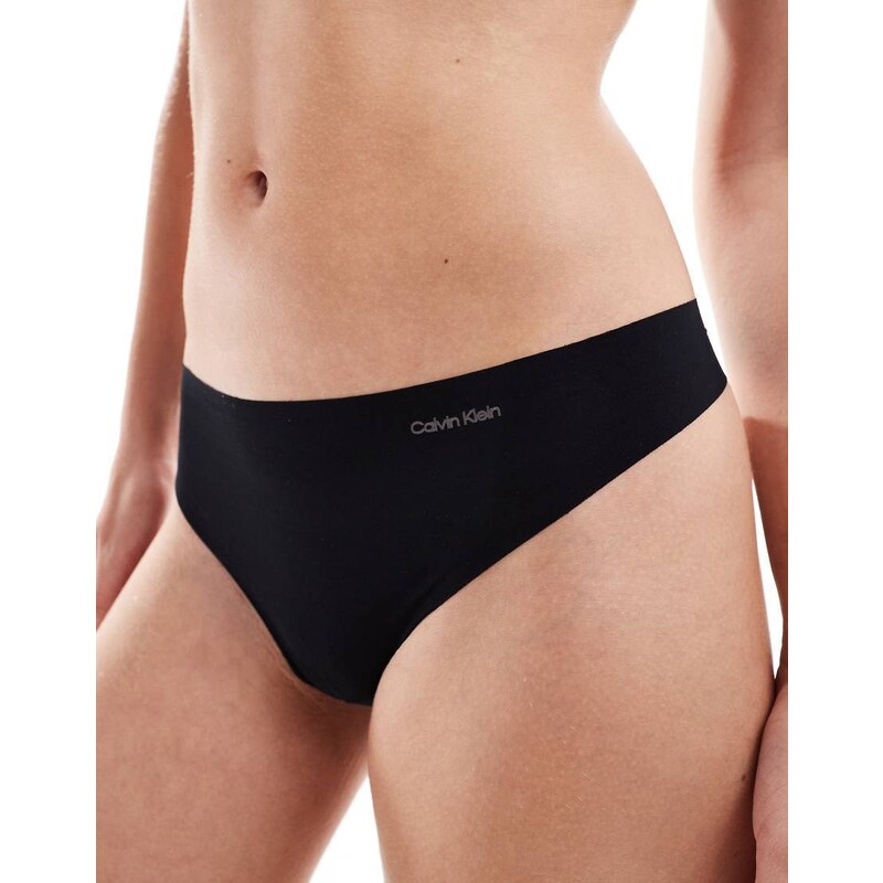 Calvin Klein Invisibles micro thong in black