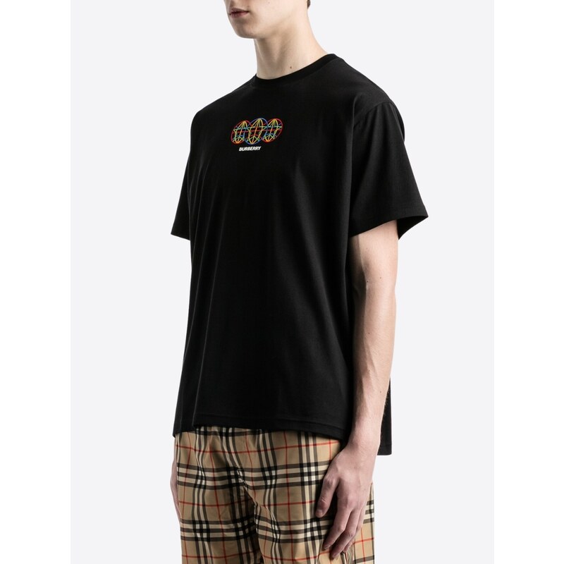 BURBERRY Globe Black tričko