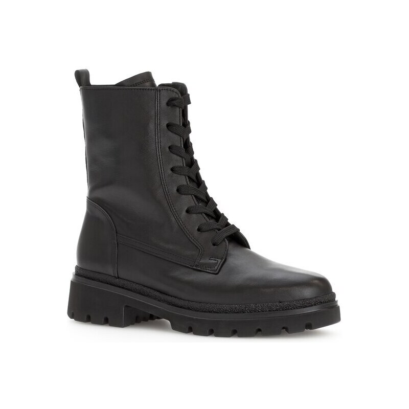 Kotníková obuv v army stylu Gabor 52.745.90 černá 99244000