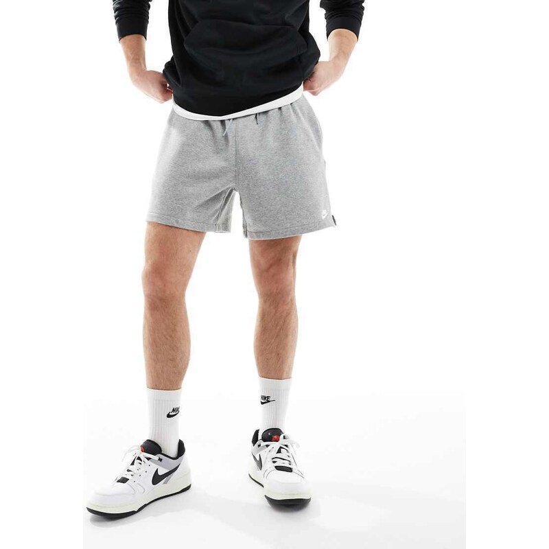 Nike Club French Terry shorts in grey