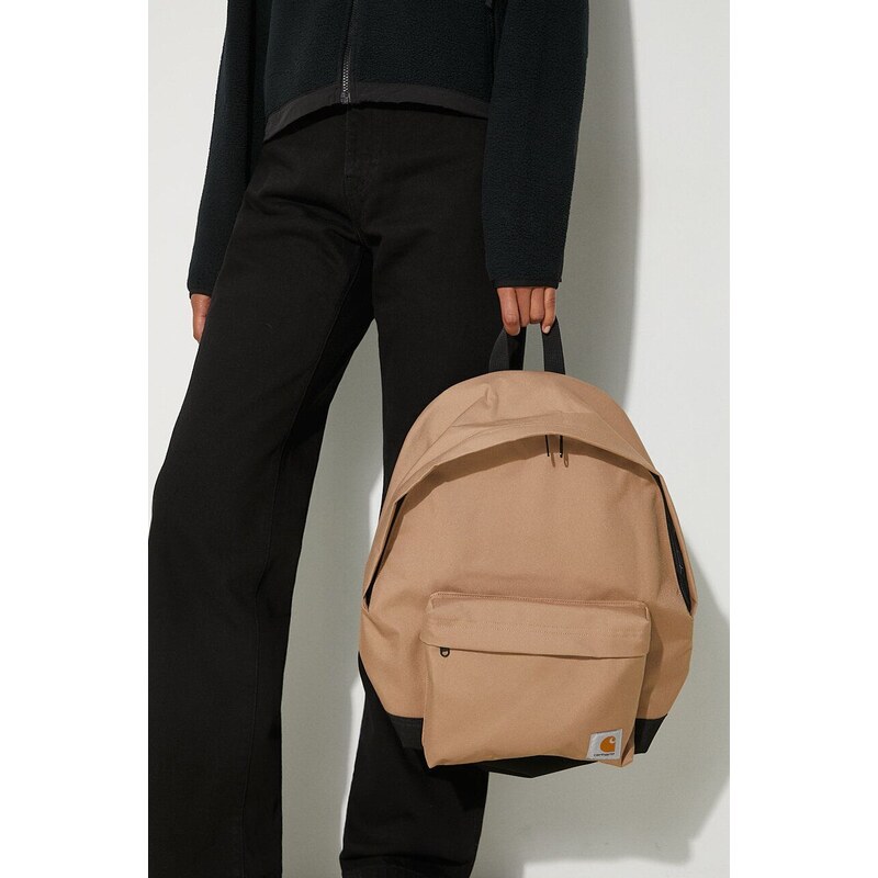Batoh Carhartt WIP Jake Backpack béžová barva, velký, vzorovaný, I031581.2FSXX