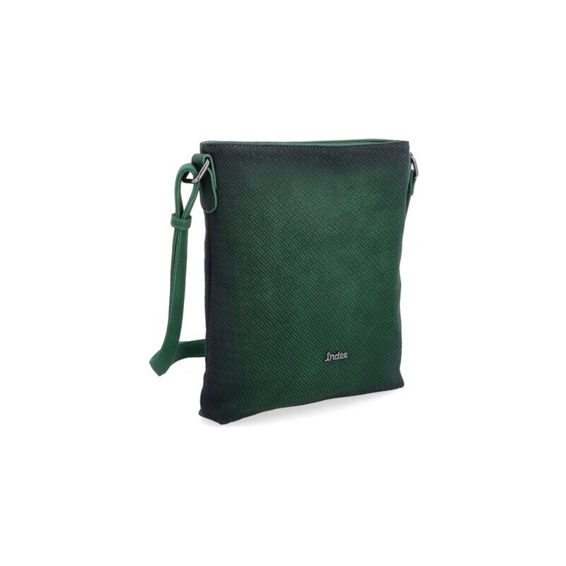 Crossbody kabelka s jemným potiskem Famito 6316 TZE zelená 99254151