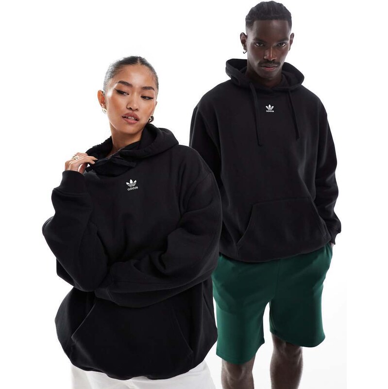 adidas Originals essentials hoodie in black