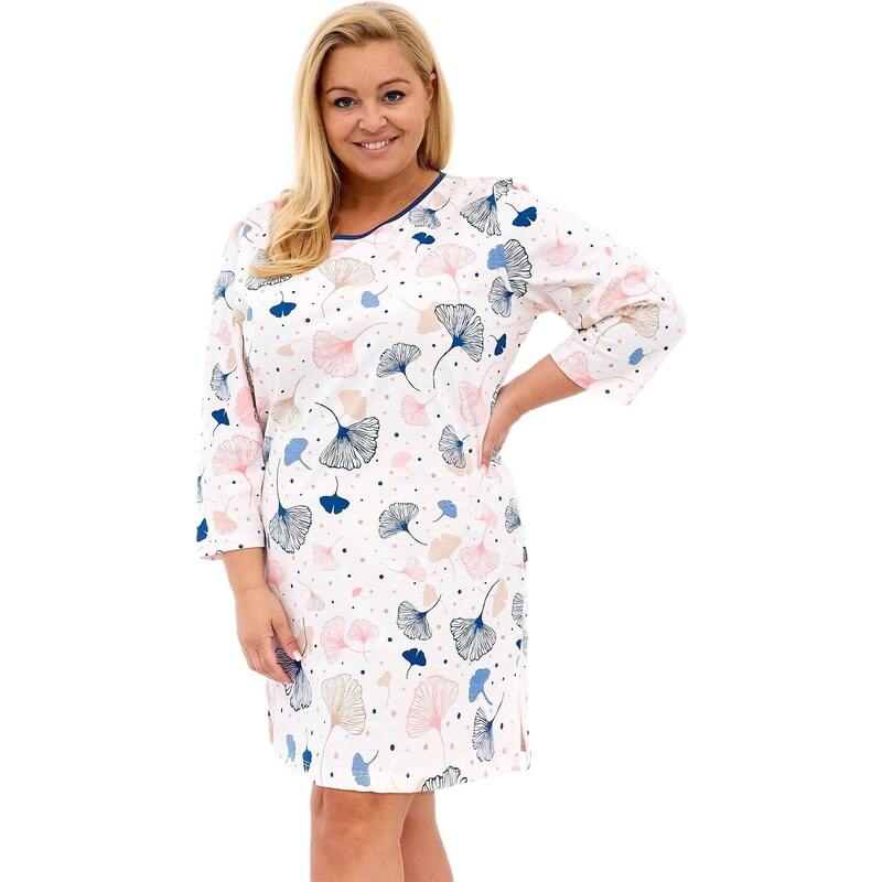 Noční košile CORNETTE 464/392 SELENA 2 PLUS ecru 99254675