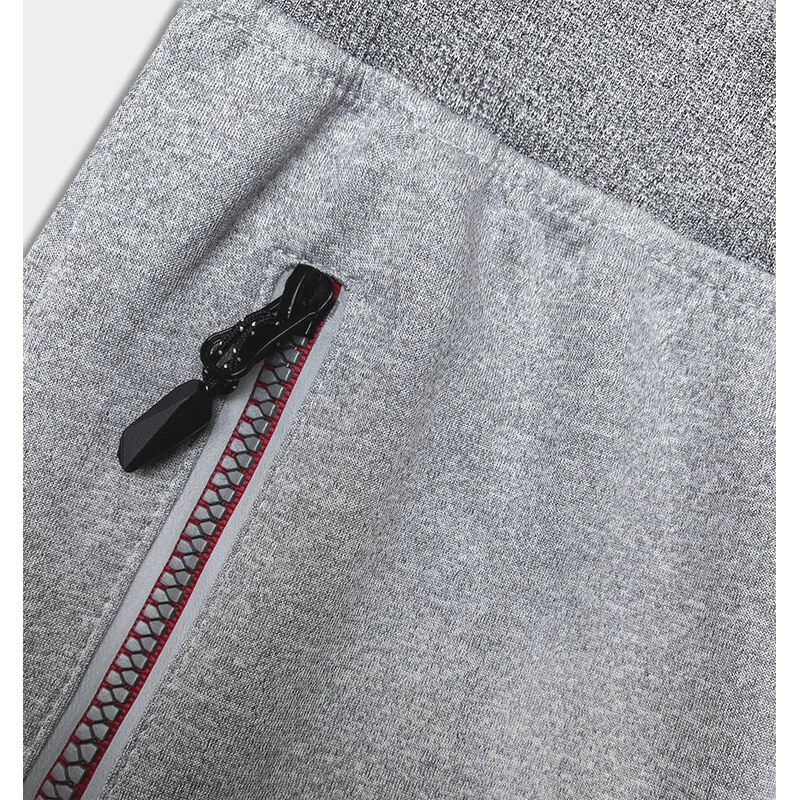 Světle šedé pánské sportovní kraťasy model 18612073 - J.STYLE