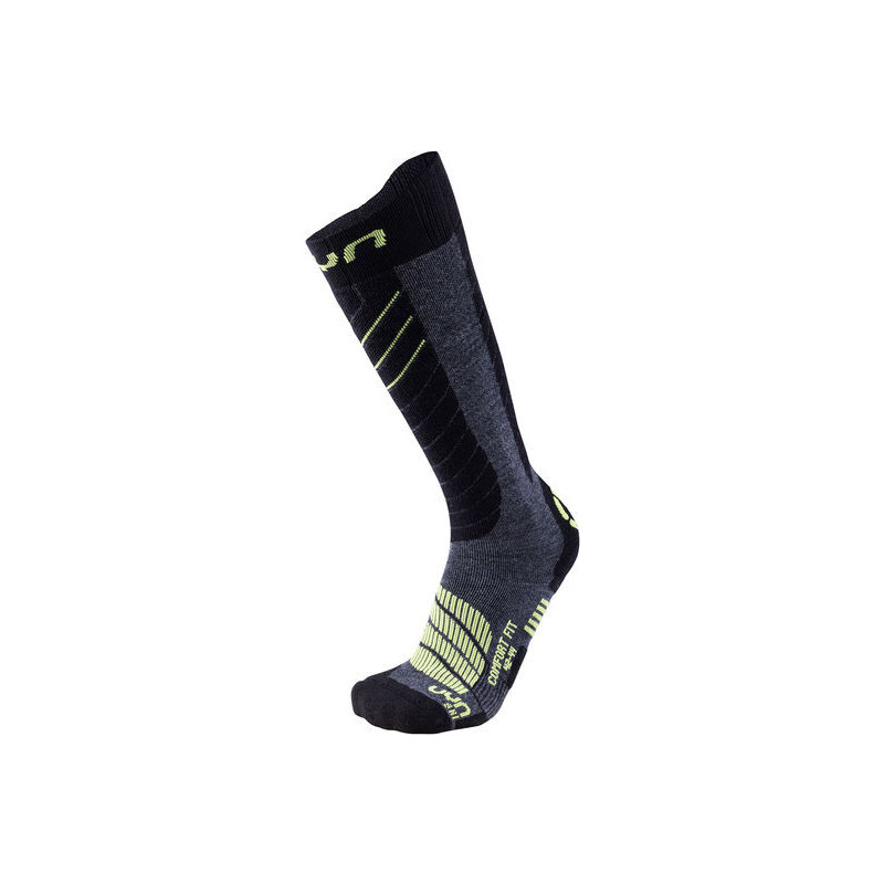 Ponožky lyžařské UYN Comfort Fit Velikost: 35-38 šedá/zelená 99254839