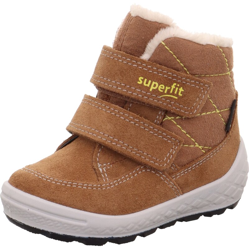 SUPERFIT Kozačky Groovy 2.0 karamelová