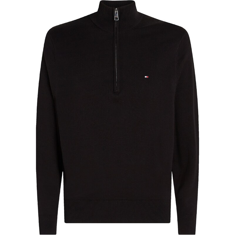 TOMMY HILFIGER Svetr ESSENTIAL červená / černá / bílá