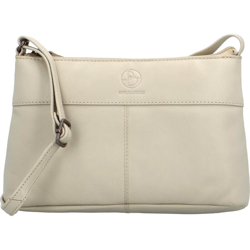 Bellugio Stylová dámská malá crossbody kabelka Lamiss, krémová 99275457