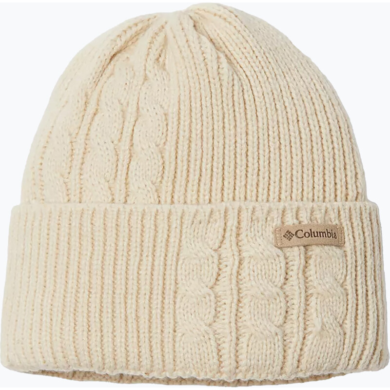 Dámská zimní čepice Columbia Agate Pass Cable Knit chalk