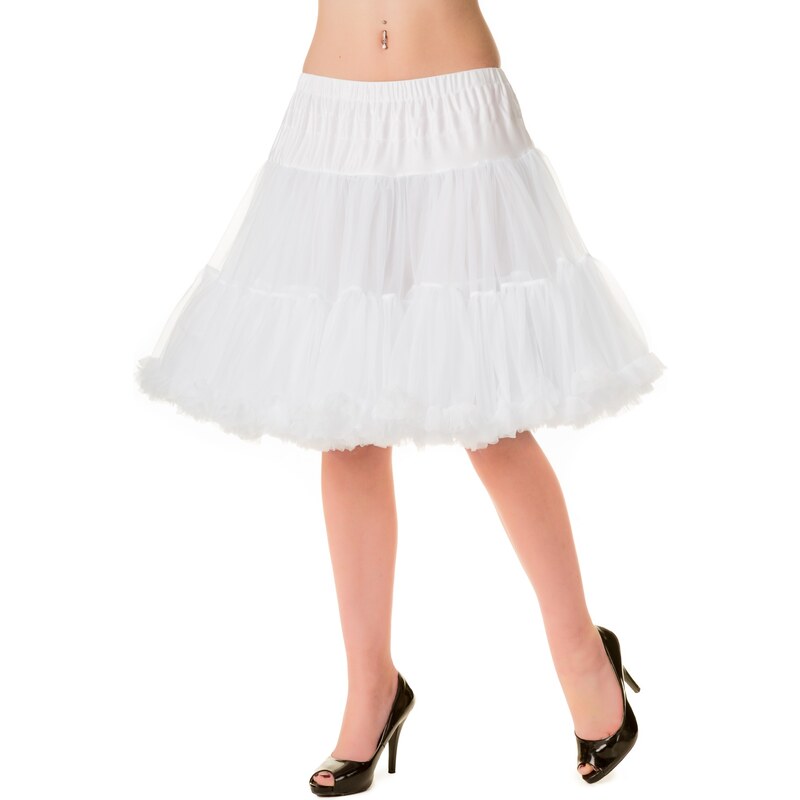 Banned spodnička pod šaty bílá 50cm Velikost: S