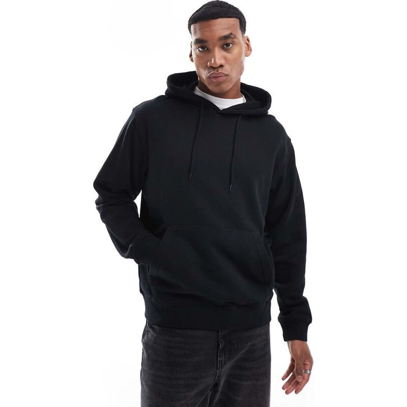 Jack & Jones super oversized hoodie in black