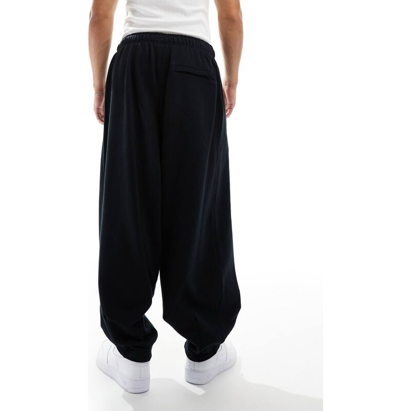 Nike Club French Terry oversized joggers in black