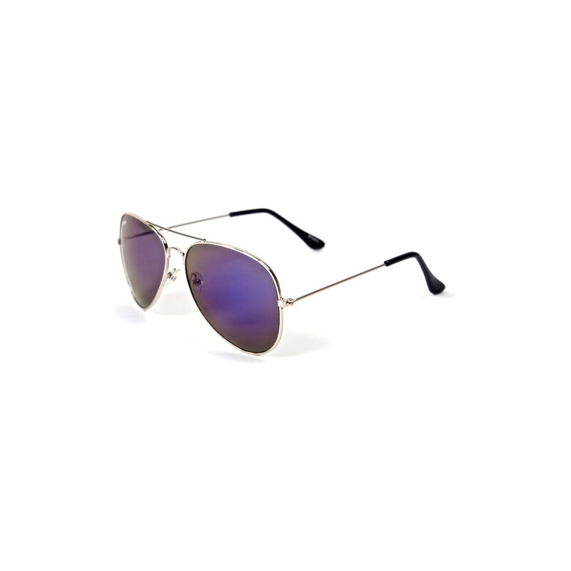 Meatfly Sluneční brýle Tomcat B - Silver/Blue