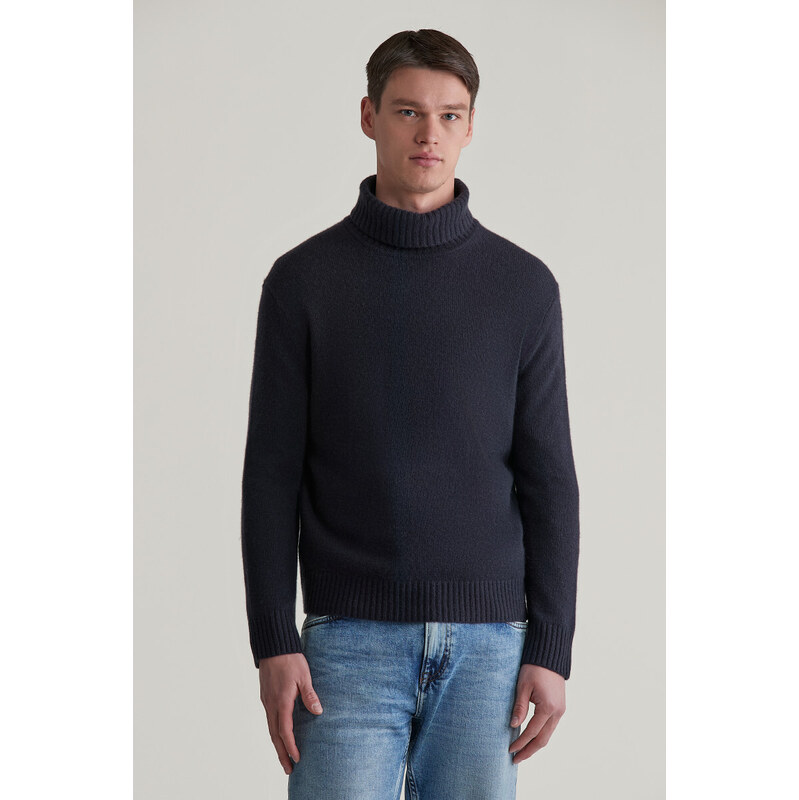 ROLÁK GANT CASHMERE TURTLENECK EVENING BLUE