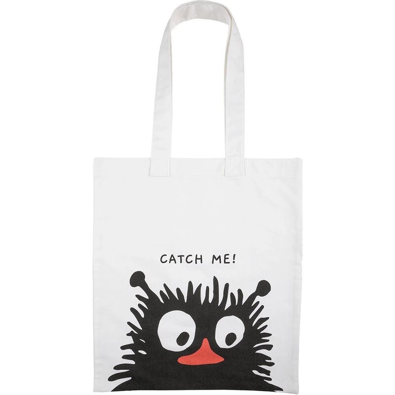 Martinex Finsko Plátěná taška Stinky Catch me white 37x41 99411607