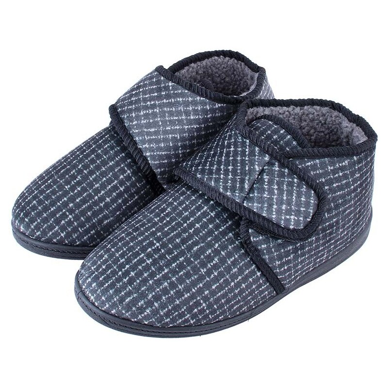 TifanTEX Pánské důchodky na zimu, šedé N1621