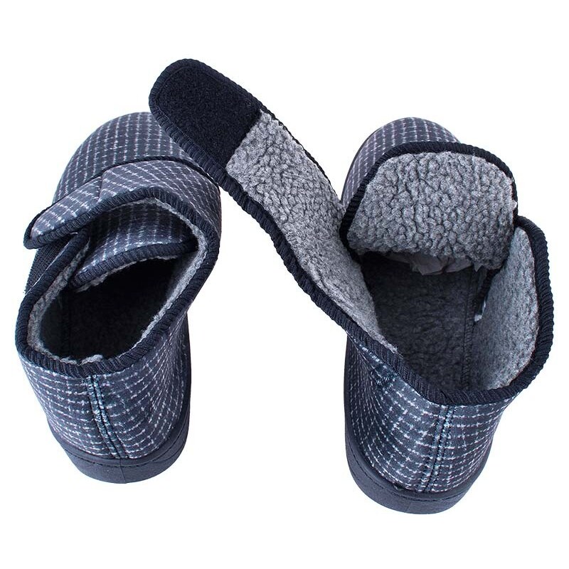 TifanTEX Pánské důchodky na zimu, šedé N1621