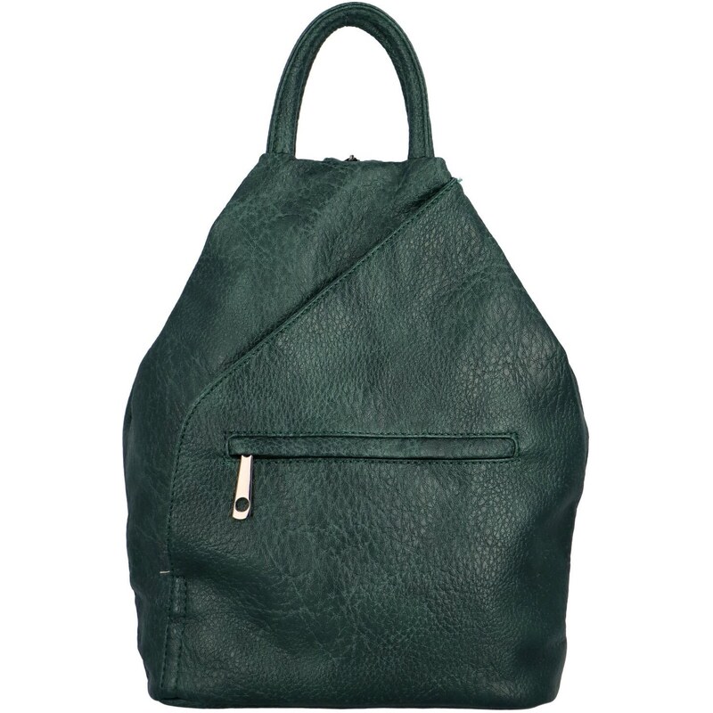 MaxFly Stylový dámský koženkový batoh Bradleys, zelený 99445350