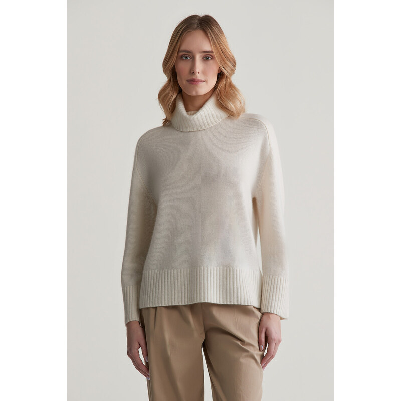 SVETR GANT CASHMERE ROLLNECK CREAM 100384771