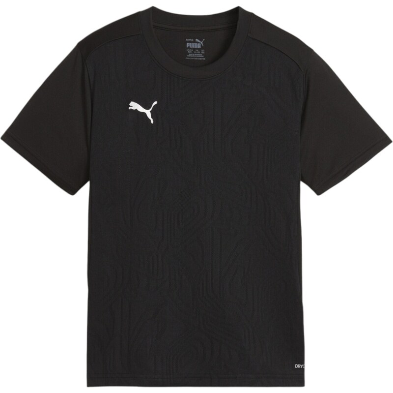 PUMA Funkční tričko černá / bílá