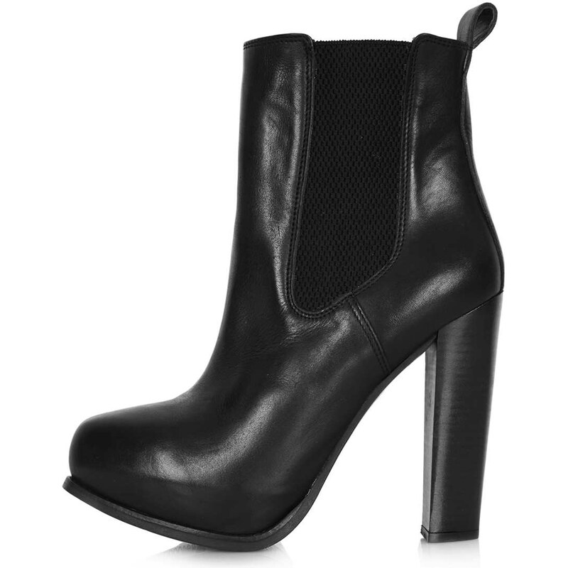 Topshop POLLY Premium Chelsea Boots