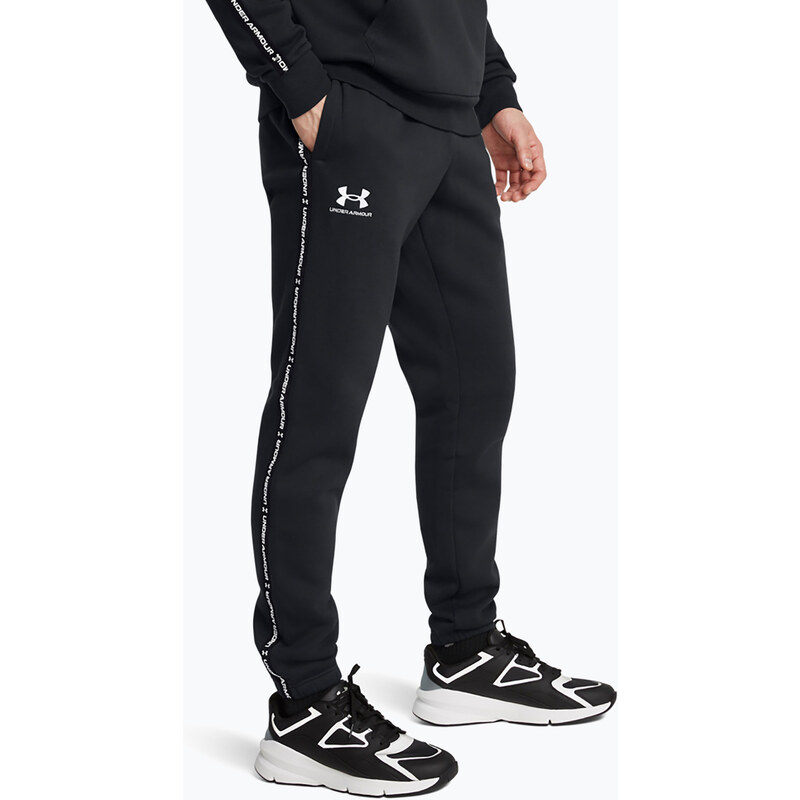 Pánské kalhoty Under Armour Icon Fleece Jgr black/white