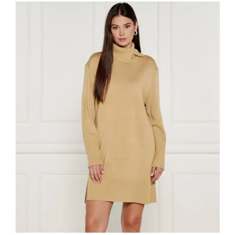 BOSS ORANGE Vlněná šaty Feringata