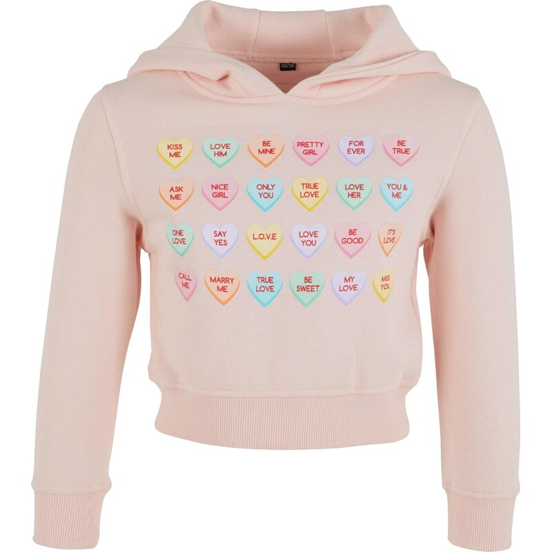 Mister Tee Mikina Sweet Heart Candy tyrkysová / žlutá / pink