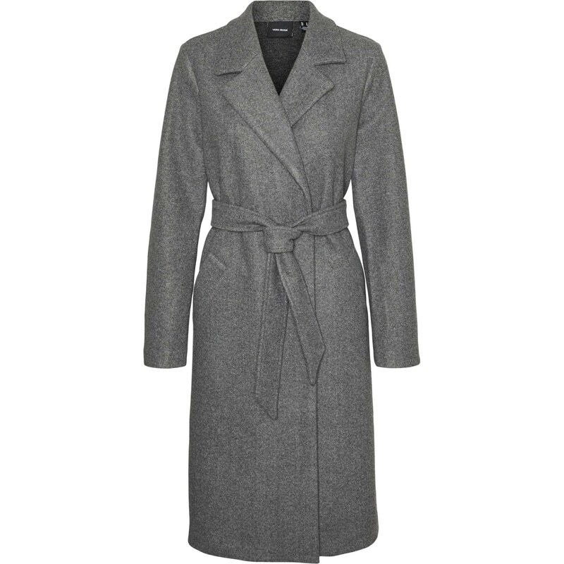 VERO MODA Přechodný kabát Fortuneaya šedá 107812181