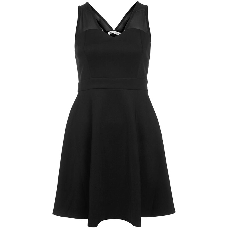Topshop **Skater Dress With Sweetheart Neckline by Rare