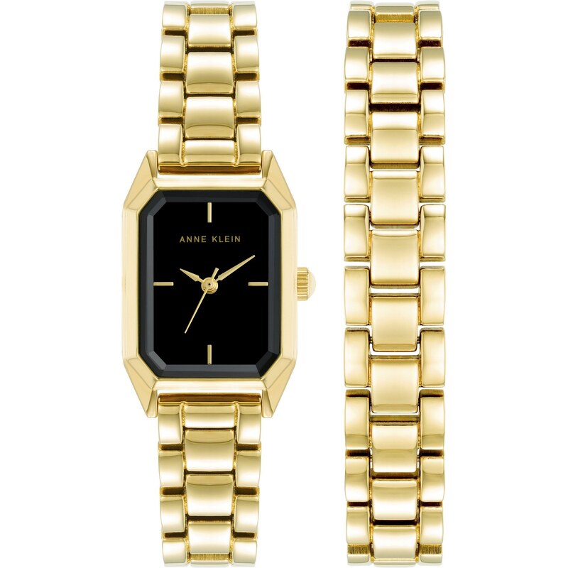 Anne Klein dámské hodinky hranaté zlaté AK/5018GPST 99594580