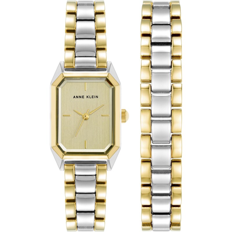 Anne Klein dámské hodinky hranaté stříbrné AK/5019TTST 99594581