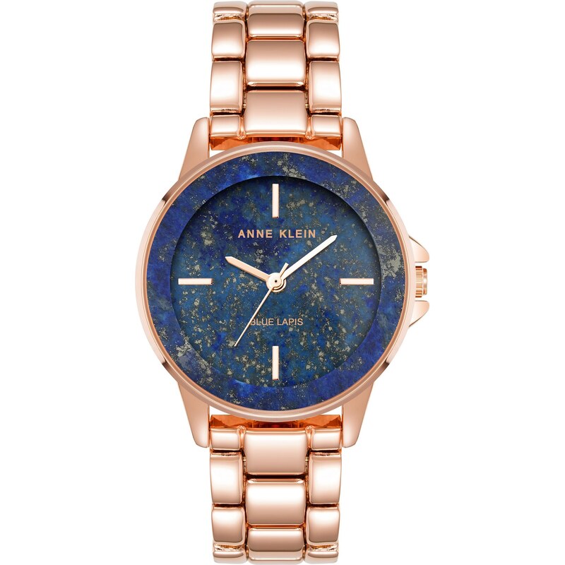 Anne Klein dámské hodinky kulaté růžovo zlaté AK/4132BLRG 99594583