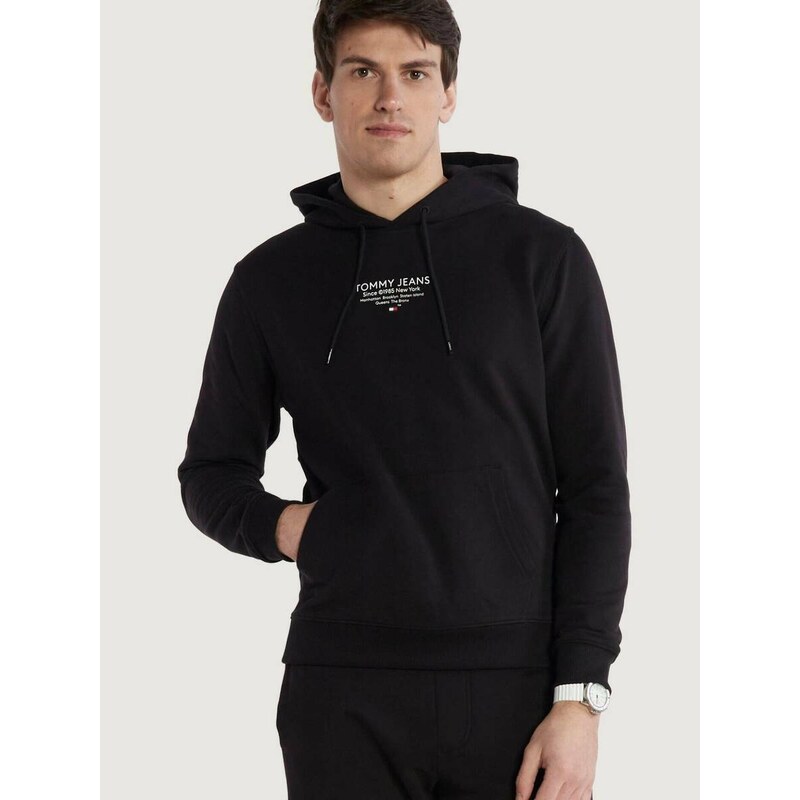 Tommy Jeans pánská černá mikina Graphic