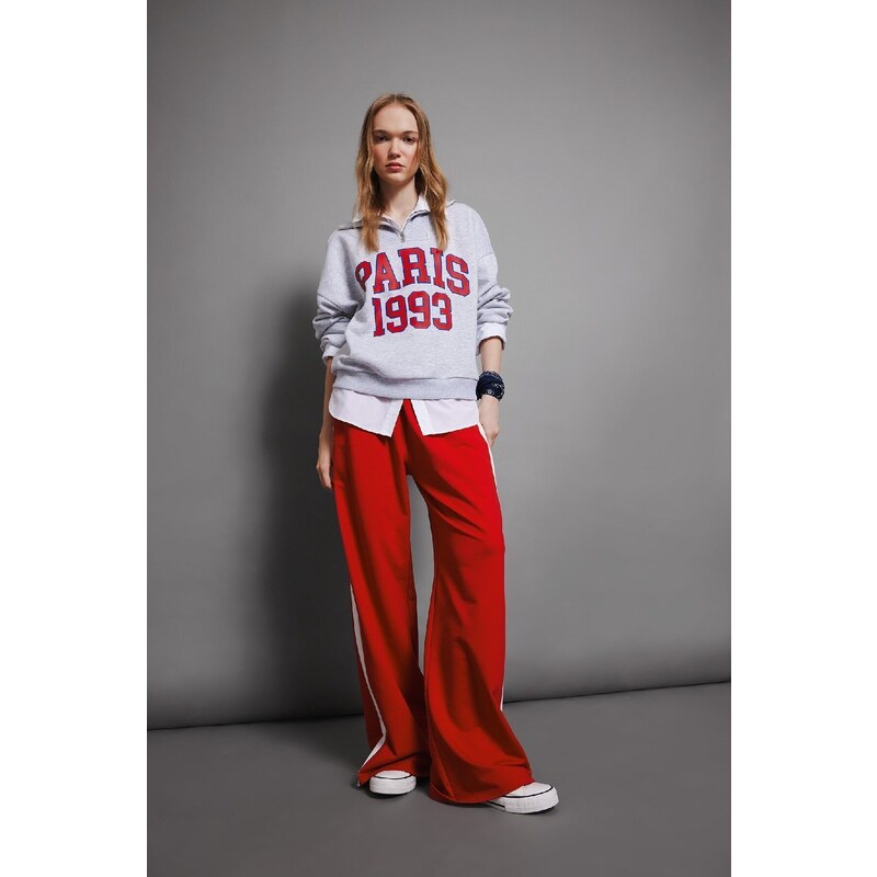 DEFACTO Cool Wide Leg Wide Leg Sweatpants Sweatpants Wide Leg Elastic 107080309