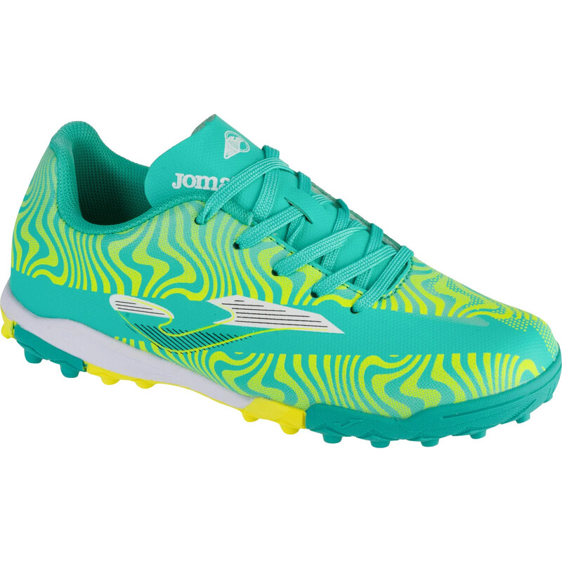 Tyrkysovo-žluté kopačky Joma Evolution Jr 2415 TF Tyrkysová