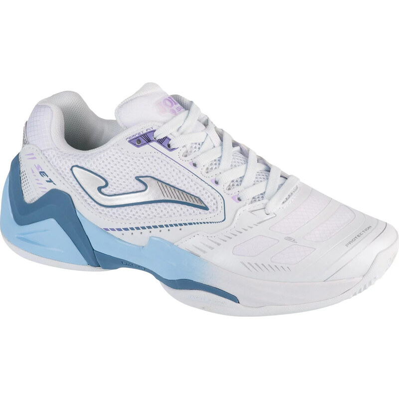 Bílo-modré dámské tenisky Joma Set Lady 2402 TSELW2402C