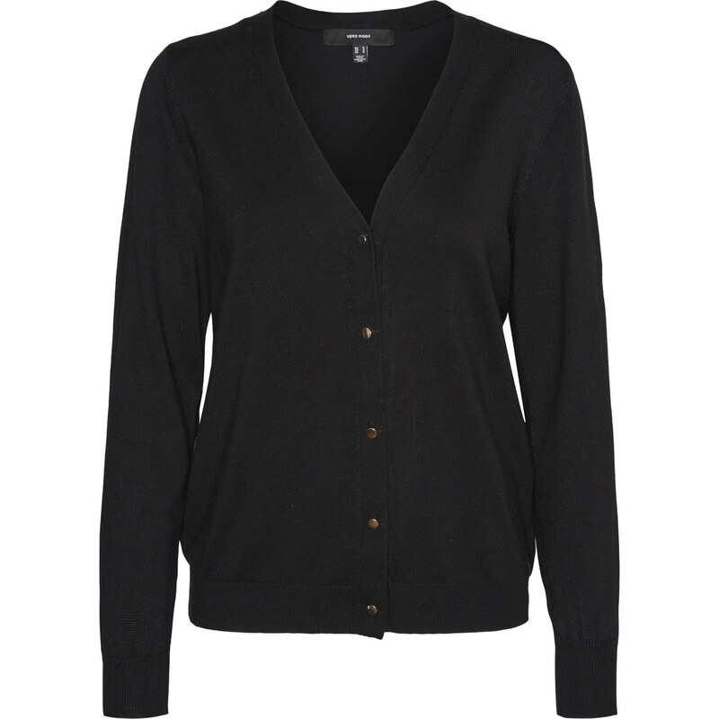 VERO MODA Kardigan 'Silje' zlatá / černá