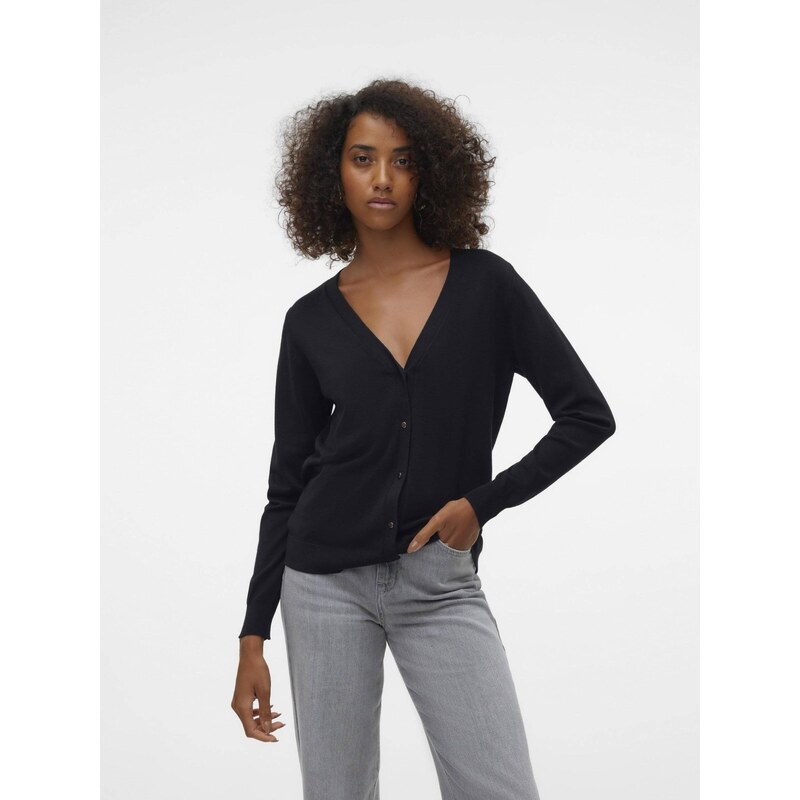 VERO MODA Kardigan 'Silje' zlatá / černá