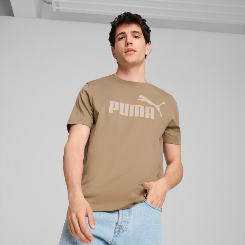 Puma ESS Logo Tee (s) beige