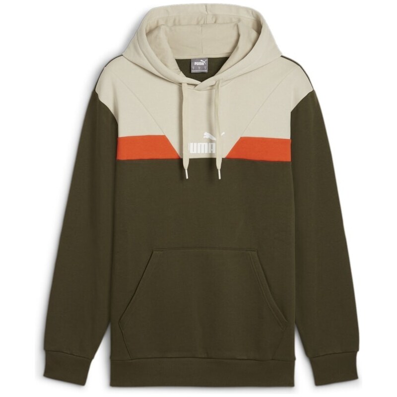 Puma POWER Colorblock Hoodie FL green