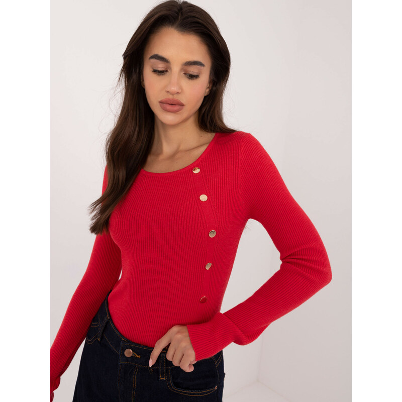 Wool Fashion Italia Sweater-AT-SW-2332-2.62-red